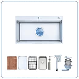 CHẬU RỬA BÁT NOBINOX LIRA NJ564D | Hàng chính hãng 2