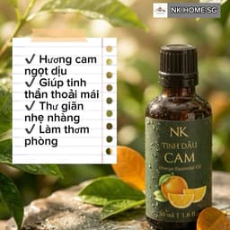 Tinh Dầu Cam Ngọt Nguyên Chất NK – Hương Cam Tươi Mát, Xông Phòng, Khuếch Tán 10ml,30ml,50ml,100ml 2