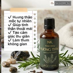 Tinh Dầu Hương Thảo Nguyên Chất NK – Rosemary Xông Phòng, Khuếch Tán Tươi Mát 10ml,30ml,50ml,100ml 2