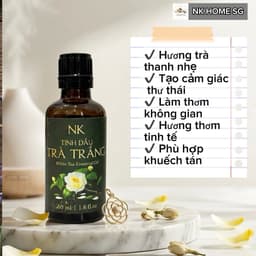 Tinh Dầu Trà Trắng NK – White Tea Hương Nhẹ Nhàng, Khuếch Tán Cao Cấp 10ml,30ml,50ml,100ml 2