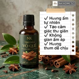 Tinh Dầu Vỏ Quế Nguyên Chất NK – Hương Ấm, Xông Phòng, Khuếch Tán Thiền Spa 10ml,30ml,50ml,100ml 2