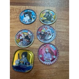 (Cũ) Combo 6c Thẻ naruto xu naruto thẻ toonies naruto xu sắt 7