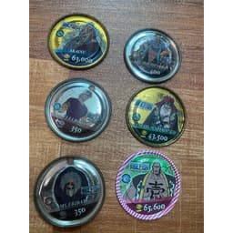 (Cũ) Combo 6c Thẻ onepiece xu one piece thẻ toonies xu sắt 2