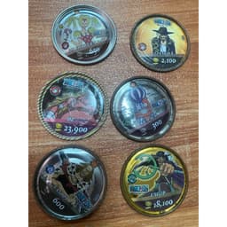 (Cũ) Combo 6c Thẻ onepiece xu one piece thẻ toonies xu sắt 4