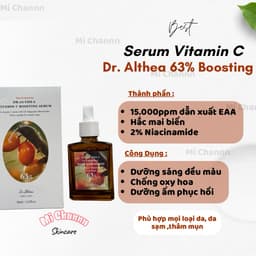 [Công Ty] Serum dưỡng sáng thuần chay DR.ALTHEA Vitamin C Gentle & Boosting Vitamin C 30ml 3