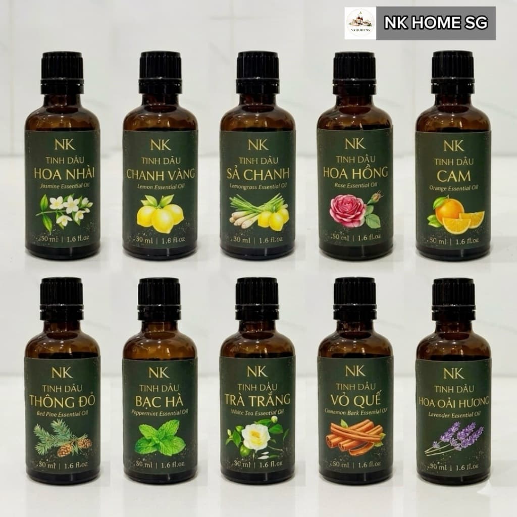 [[ Giá Sỉ ]] Tinh Dầu Thiên Nhiên Nguyên Chất Thương Hiệu NK Thơm Lâu, Thư Giãn,Tiết Kiệm 50ML 100ML