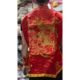áo hầu các giá cậu ĐỦ MÀU, áo rước kiệu, áo đánh trống lễ hội hàng thêu 3D cao cấp 6