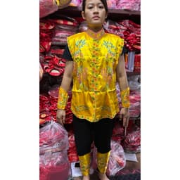 áo hầu các giá cậu ĐỦ MÀU, áo rước kiệu, áo đánh trống lễ hội hàng thêu 3D cao cấp 9