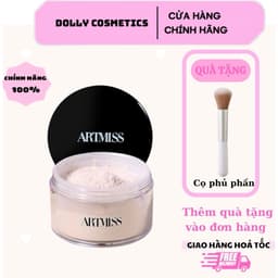 Phấn Phủ Bột ARTMISS 30G Transparent Matte Powder Kiềm Dầu 24H Bột Mịn Có Nhũ Căng Bóng 1