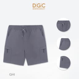 Quần sooc nam SQSBD15M-S - Quần Short cạp chun túi hộp trước tra khóa 3