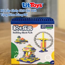 Bộ Xếp Hình Công Viên Giải Trí 520 Chi Tiết BiboToys - Đồ Chơi Lắp Ghép Phát Triển Tư Duy Cho Bé 3