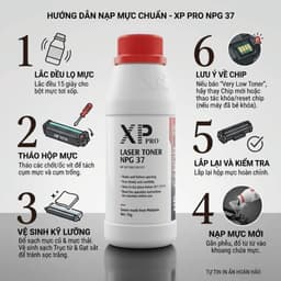 Mực Đổ XP NPG37 Cho HP 107A 107W 135A 137FNW In Sắc Nét Ổn Định Dễ Nạp Chất Lượng Cao 4