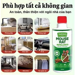 Dung Dịch Xịt Đuổi Chuột Thảo Mộc TAROKO 500ml – An Toàn, Đuổi Chuột Hiệu Quả Không Độc Hại 8