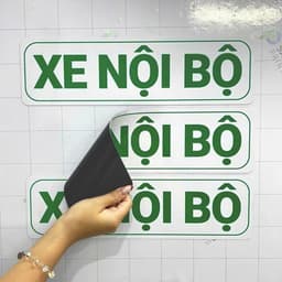 [SGP] Combo 2 Decal Nam Châm Xe Nội Bộ 35x10cm Gắn Xe Ô Tô, Biển Nhận Diện Xe Công Ty Dễ Tháo Lắp 5