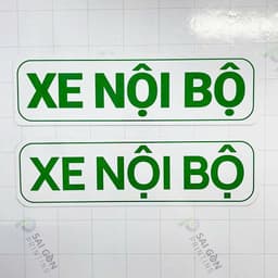 [SGP] Combo 2 Decal Nam Châm Xe Nội Bộ 35x10cm Gắn Xe Ô Tô, Biển Nhận Diện Xe Công Ty Dễ Tháo Lắp 4
