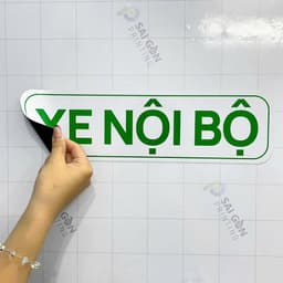 [SGP] Combo 2 Decal Nam Châm Xe Nội Bộ 35x10cm Gắn Xe Ô Tô, Biển Nhận Diện Xe Công Ty Dễ Tháo Lắp 6