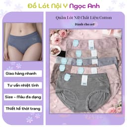 Combo quần lót nữ_Quần lót nữ cotton mềm mịn bigsize từ 70 đến 100kg dành cho nữ 2293_Đồ Lót Nội Y Ngọc Anh 1