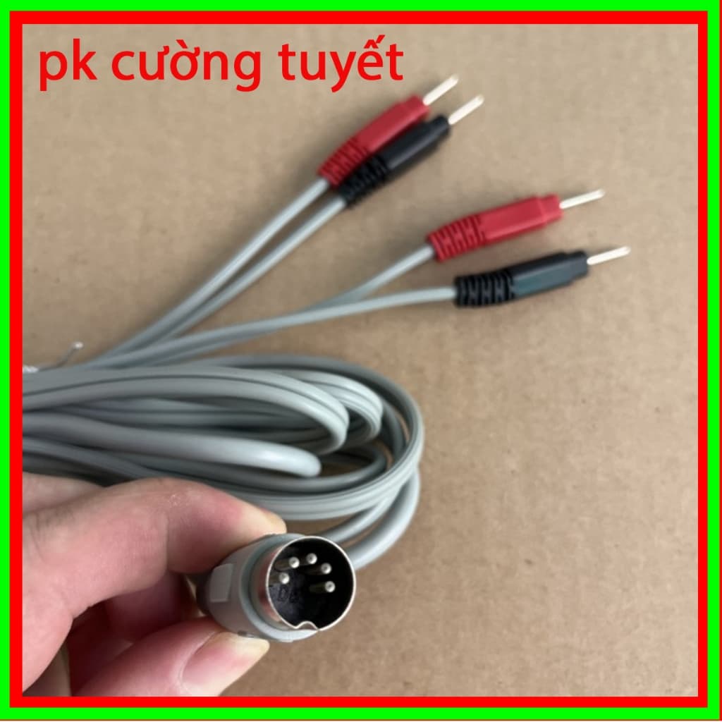 Dây xung điện 4 Đầu Ra chân dùi sử dụng cho máy Máy 10 cổng