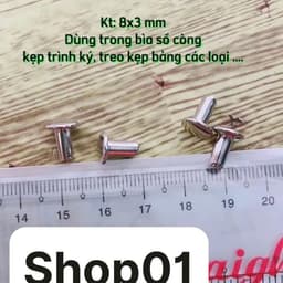 Combo 10c Kẹp giữ giấy 3 chữ D - Khoá kẹp còng - Gáy sổ còng - Kẹp giấy bảng quảng cáo, thông báo, kế hoạch ... 2