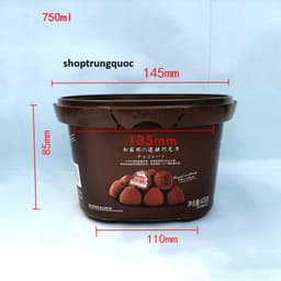Sô cô la Trung Quốc 408g * 18 hộp/ thùng (Bát kẹo tan chẩy hình nấm cục) 7