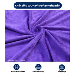 Khăn Đa Năng Làm Móng, Lau Mặt, Gội Đầu, Khăn Tắm Body Khách Sạn, Spa Chất Liệu MICROFIBER Mềm Mịn, Thấm Hút 3