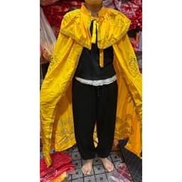áo choàng tế lễ, áo choàng dâng hương, áo choàng hầu đồng bằng vải siu k bao giờ bạc, thêu 3D cao cấp 9