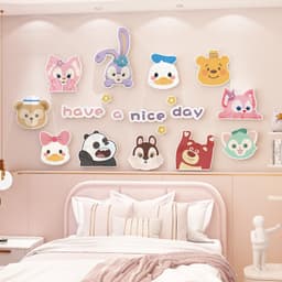 Set Tranh Dán Tường Nhiều Họa Tiết Hoạt Hình Decor Phòng Cho Bé - Bộ Tranh Dán Tường Decor Lớp Học Đáng Yêu HX487 1
