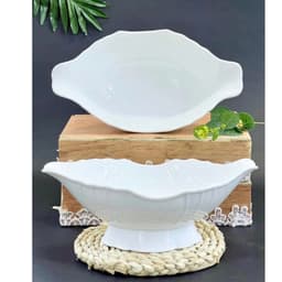 Bát Đựng Gà Cúng Gia Tiên Cao Cấp – Bát Thả Gà Để Bàn Thờ Sứ Trắng Trơn Dày Đẹp 31cm 8