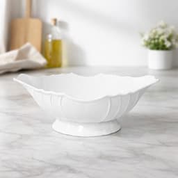Bát Đựng Gà Cúng Gia Tiên Cao Cấp – Bát Thả Gà Để Bàn Thờ Sứ Trắng Trơn Dày Đẹp 31cm 7