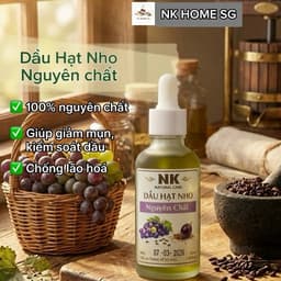 Dầu Hạt Nho Nguyên Chất 100% – Giúp sáng da mờ thâm, kiểm soát da dầu, Chống Lão Hóa, Massage 2