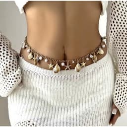 Dây Đeo Eo Sò Ốc Phong Cách Boho - Quà Tặng Vibe Ocean Charm, Có Sẵn, Phong Cách Hàn Quốc, Tinh Tế Nhẹ Nhàng 3
