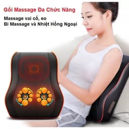 Gối Massage Toàn Thân Hồng Ngoại  Bi Đảo Chiều Hỗ Trợ Giảm Nhức Mỏi Toàn Thân Công Nghệ Nhật Bản 9