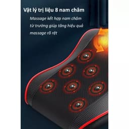 Gối Massage Toàn Thân Hồng Ngoại  Bi Đảo Chiều Hỗ Trợ Giảm Nhức Mỏi Toàn Thân Công Nghệ Nhật Bản 4