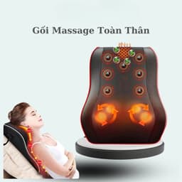 Gối Massage Toàn Thân Hồng Ngoại  Bi Đảo Chiều Hỗ Trợ Giảm Nhức Mỏi Toàn Thân Công Nghệ Nhật Bản 6