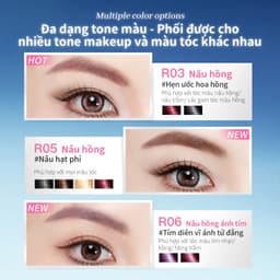 [ƯU ĐÃI MỞ BÁN] Mascara Chuốt Mày Eyebrow Tint Rock Sweet - Chải Không Lem, Chống Nước, Lên Đều Màu Tự Nhiên Bền Màu 2.0 7