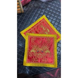 1 đôi bối tử trước sau áo chủ tế hàng thêu rồng 3D cao cấp, bối tử dâng hương 5