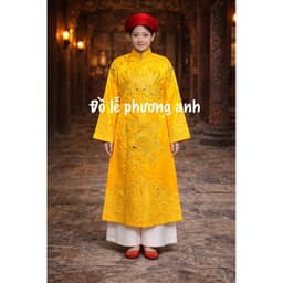 áo công đồng, áo bản mệnh, áo mở phủ, áo tiễn căn, áo tế lễ loại thêu Rồng 3D cao cấp giá rẻ có video 3