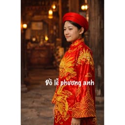 áo công đồng, áo bản mệnh, áo mở phủ, áo tiễn căn, áo tế lễ loại thêu Rồng 3D cao cấp giá rẻ có video 5