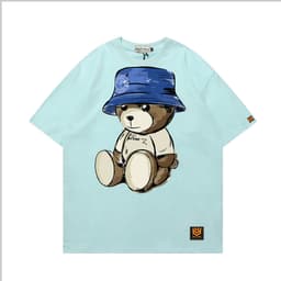 Áo Thun 3093 Phom Rộng HY KOREA Vải Cotton 65/35 Co giãn Phù Hợp Nam Nữ Từ 35 Tới 80kg 2