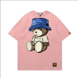 Áo Thun 3093 Phom Rộng HY KOREA Vải Cotton 65/35 Co giãn Phù Hợp Nam Nữ Từ 35 Tới 80kg 5