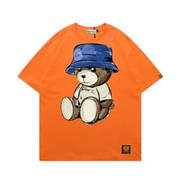 Áo Thun 3093 Phom Rộng HY KOREA Vải Cotton 65/35 Co giãn Phù Hợp Nam Nữ Từ 35 Tới 80kg 3