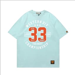 Áo Thun 3090 Phom Rộng HY KOREA Vải Cotton 65/35 Co giãn Phù Hợp Nam Nữ Từ 35 Tới 80kg 2