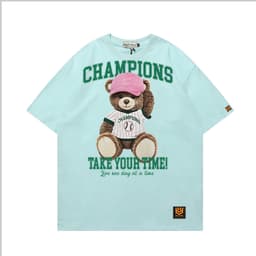 Áo Thun 3142 Phom Rộng HY KOREA Vải Cotton 65/35 Co giãn Phù Hợp Nam Nữ Từ 35 Tới 80kg 2