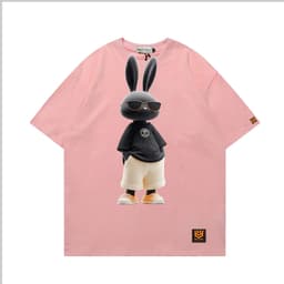 Áo Thun 3154 Phom Rộng HY KOREA Vải Cotton 65/35 Co giãn Phù Hợp Nam Nữ Từ 35 Tới 80kg 5