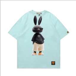 Áo Thun 3154 Phom Rộng HY KOREA Vải Cotton 65/35 Co giãn Phù Hợp Nam Nữ Từ 35 Tới 80kg 2