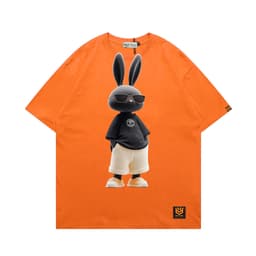 Áo Thun 3154 Phom Rộng HY KOREA Vải Cotton 65/35 Co giãn Phù Hợp Nam Nữ Từ 35 Tới 80kg 3