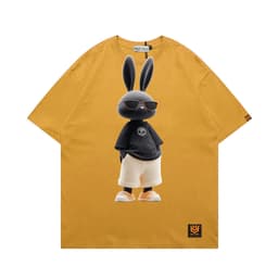 Áo Thun 3154 Phom Rộng HY KOREA Vải Cotton 65/35 Co giãn Phù Hợp Nam Nữ Từ 35 Tới 80kg 6