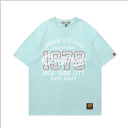 Áo Thun 3089 Phom Rộng HY KOREA Vải Cotton 65/35 Co giãn Phù Hợp Nam Nữ Từ 35 Tới 80kg 2