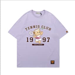 Áo Thun 3158 Phom Rộng HY KOREA Vải Cotton 65/35 Co giãn Phù Hợp Nam Nữ Từ 35 Tới 80kg 7