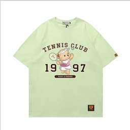 Áo Thun 3158 Phom Rộng HY KOREA Vải Cotton 65/35 Co giãn Phù Hợp Nam Nữ Từ 35 Tới 80kg 4